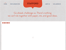 Tablet Screenshot of go-stafford.com